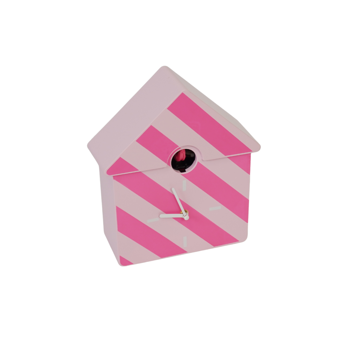 Klokklokkoekjes Koekoekpatroon/Roze- 24X27X9Cm