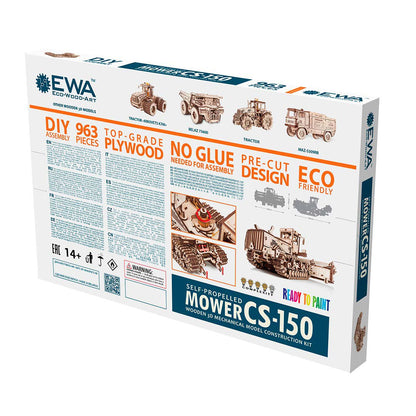 Eco Wood Art (Ewa) 3D Houten Puzzel Mower Cs-150C, 2932, 31,5X26,1X14,5Cm