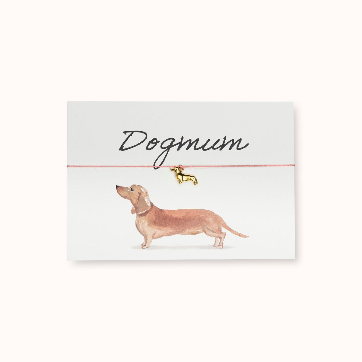 Armbandkaart: Dogmum - Teckel