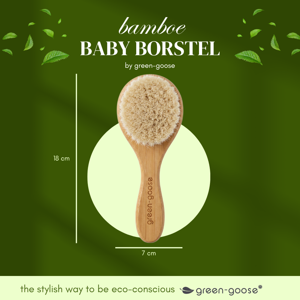 Green-Goose Baby Bamboe Haarborstel