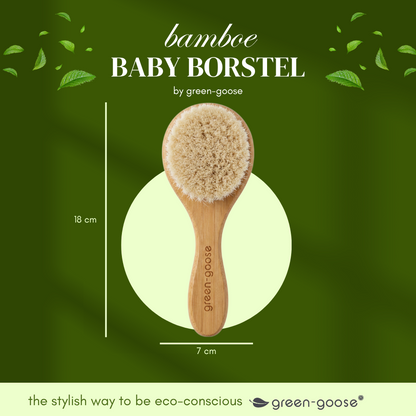 Green-Goose Baby Bamboe Haarborstel