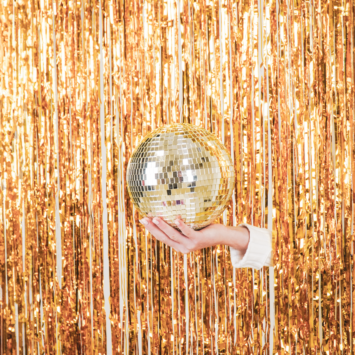 Kerstdecoratie - Kersthanger - Discobal - Schuim - Goud - 20X20X20Cm