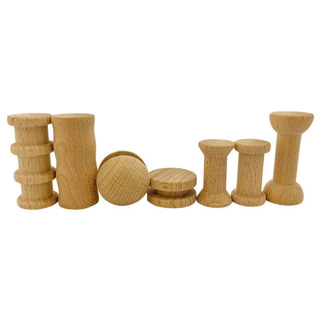 Mini Natural Spool Set/7Pc