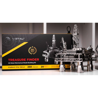 3D Metalen Bouwpakket, Treasure Finder, Metal Time, Mt008, 16X15X23Cm