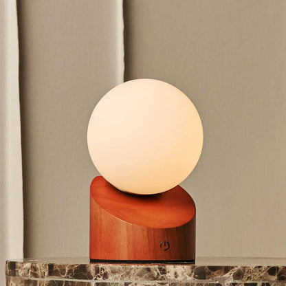 Morris Kastanjebruine Oplaadbare Lamp