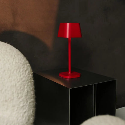 Ava Berry Rode Oplaadbare Tafellamp