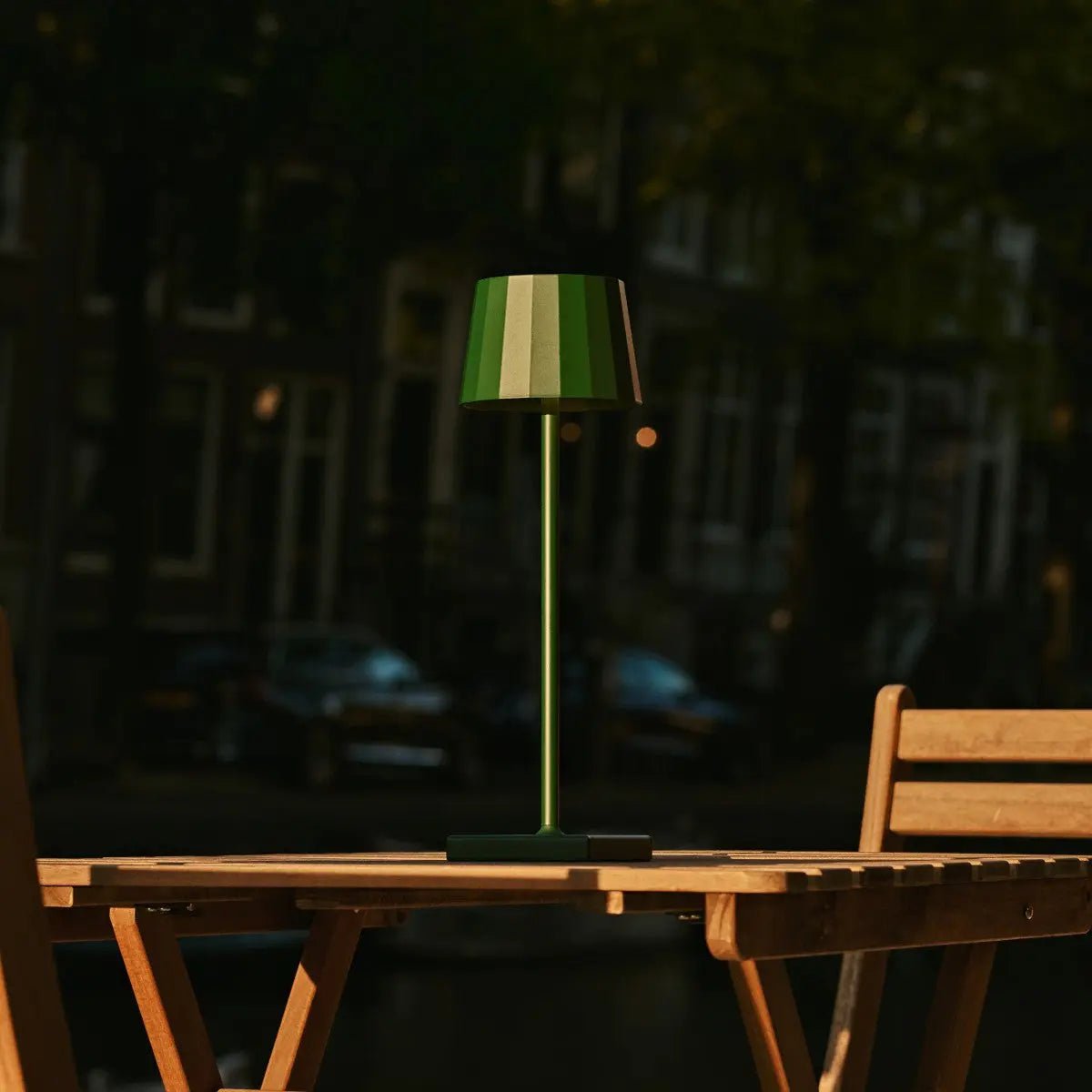 William Pine Green Oplaadbare Tafellamp