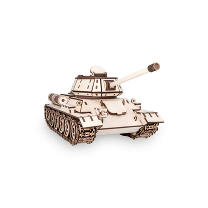 Eco-Wood-Art (Ewa) 3D Mechanische Puzzel, Tank T-34, 051, 49,2X20,5X19Cm