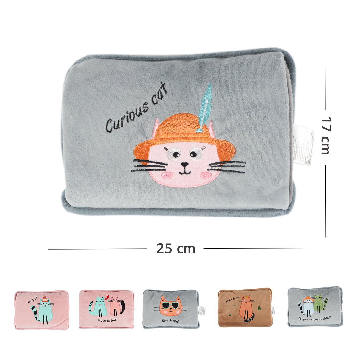 Biggdesign Cat Curious Cat Elektrische Warmwaterkruik