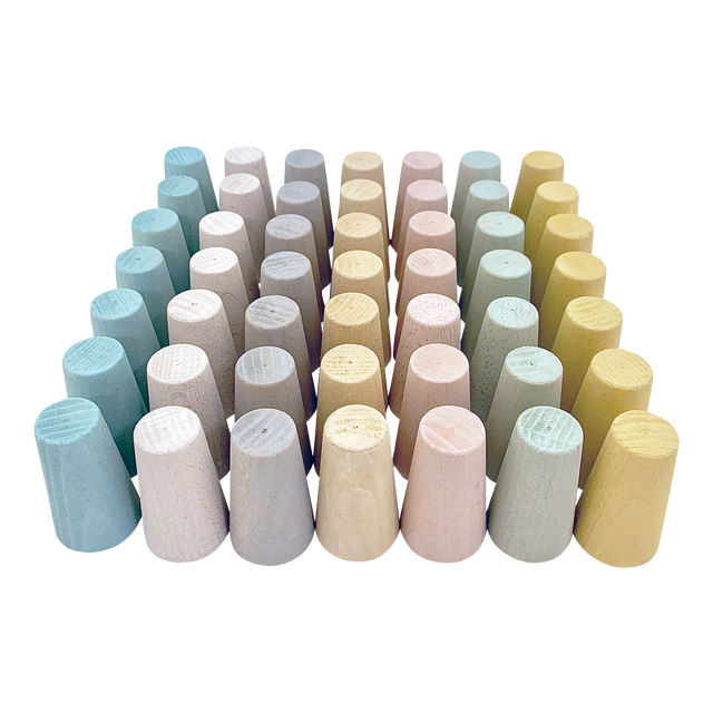 Mini Pastel Cones/49Pc
