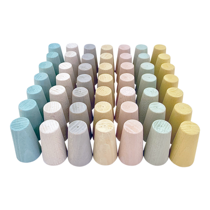 Mini Pastel Cones/49Pc