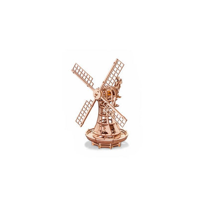 Eco Wood Art (Ewa) 3D Mechanische Puzzel Windmill, 2130, 34X19,5X40Cm
