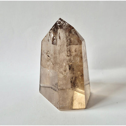 Rookkwarts Toren 458 Gram – Hoge Kwaliteit Smoky Quartz Met Diepe Insluitsels