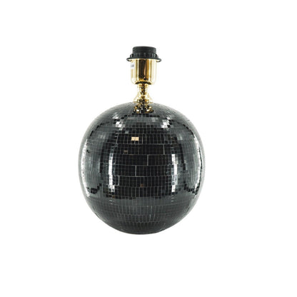 Lamp - Disco Ball -Glas - Zwart - 20X20X20Cm