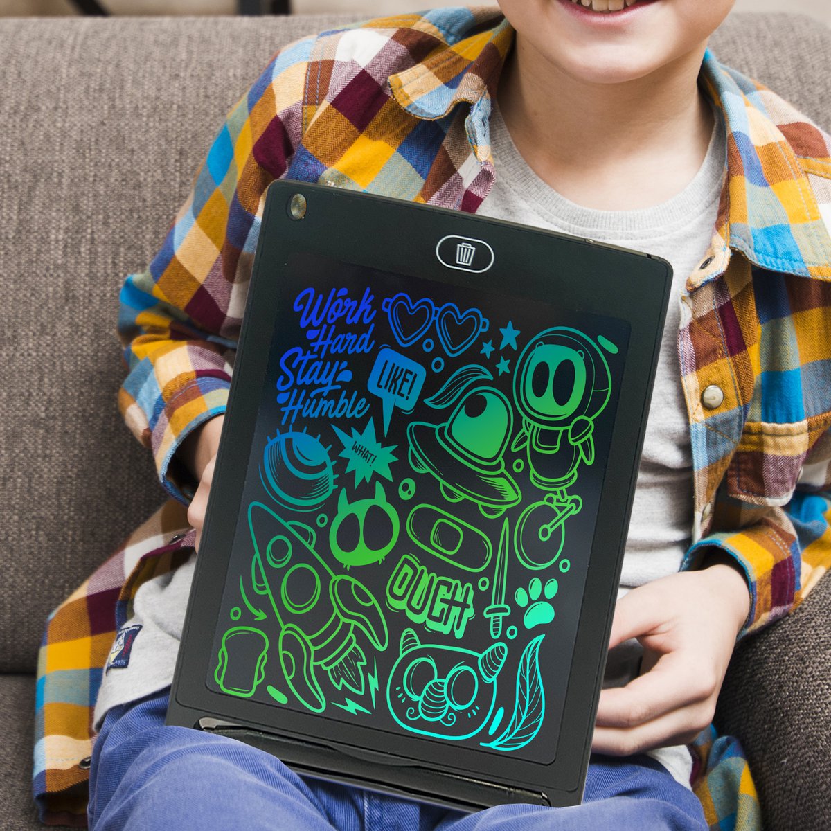 Mad Monkey - Meerkleurige Tablet (Schetsblok)