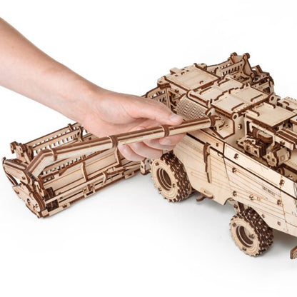 Eco Wood Art (Ewa) 3D Houten Puzzel Grain Harvesting Combine Gh800, 3380, 52,7X45,8X18,7 Cm