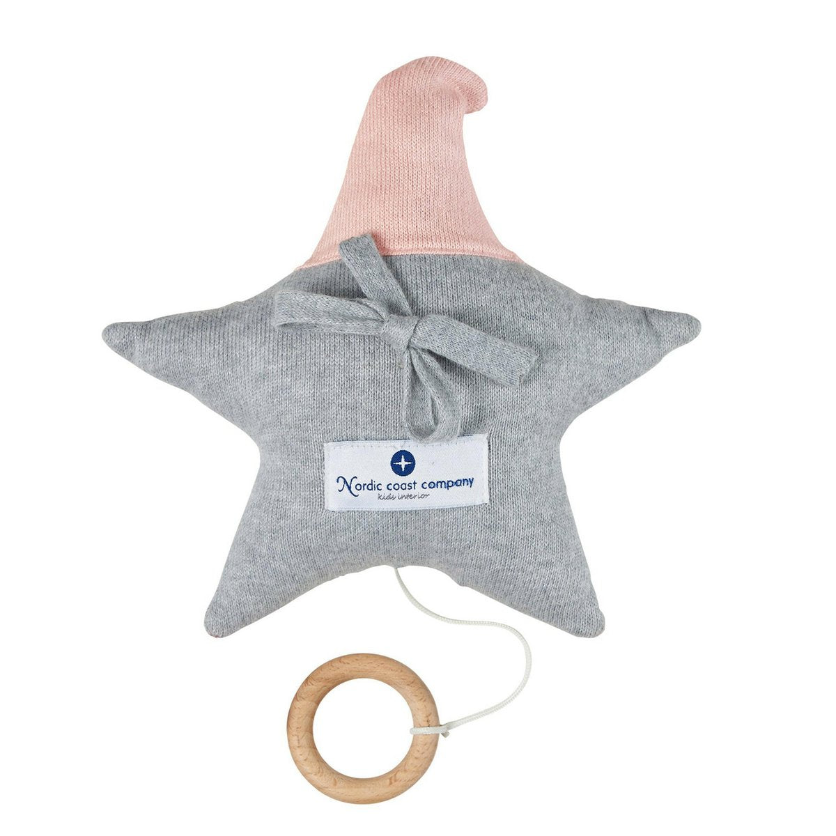 Babyset "Star" Muziekdoos + Rammelaar Roze