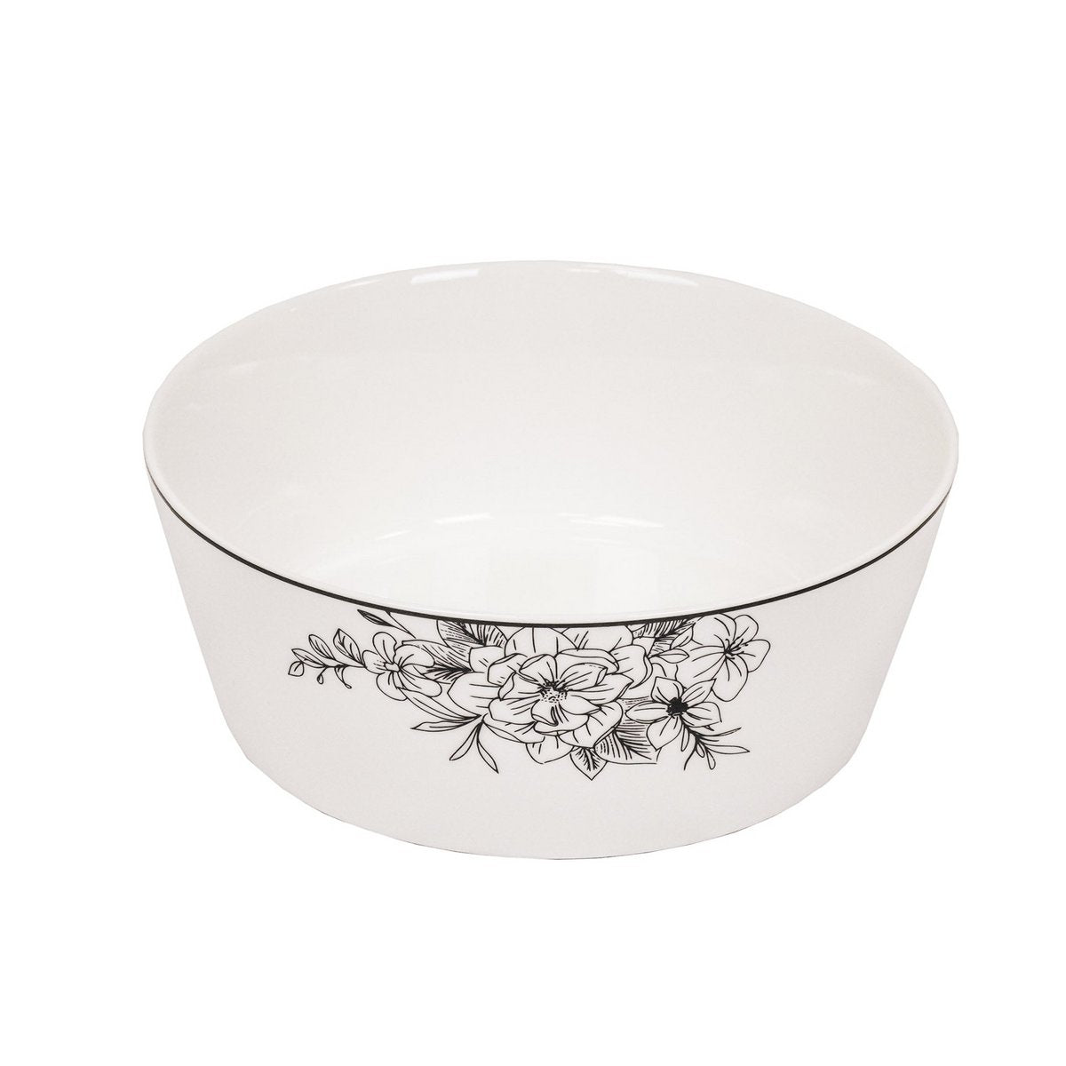 Kom - Newbone China - Les Fleurs - 17,5X17,5X6,5Cm