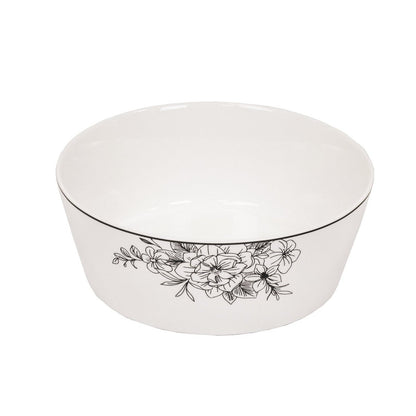 Kom - Newbone China - Les Fleurs - 17,5X17,5X6,5Cm