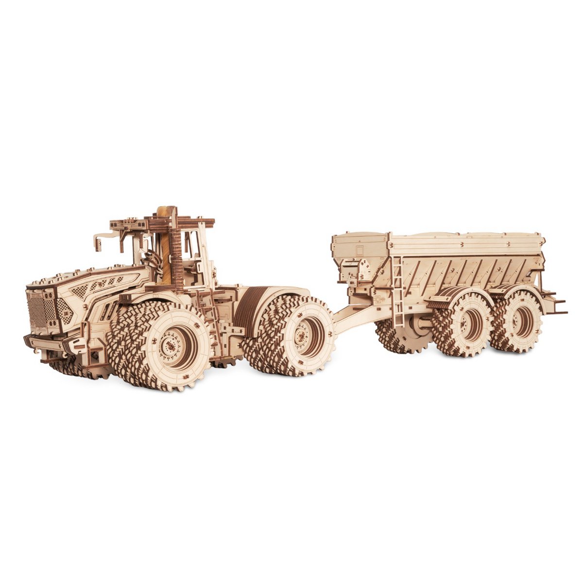 Eco Wood Art (Ewa) 3D Mechanische Puzzel Trailer For K-7M 1072, 50,2X15,2X17,6Cm