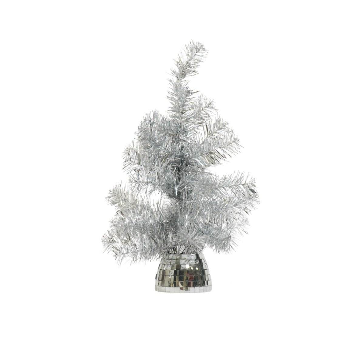 Kunstmatige Boom- Xmas Tree- Led-Licht- Batterij- Zilver -50 Cm