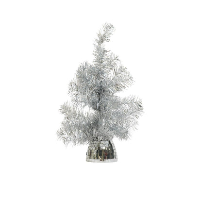 Kunstmatige Boom- Xmas Tree- Led-Licht- Batterij- Zilver -50 Cm