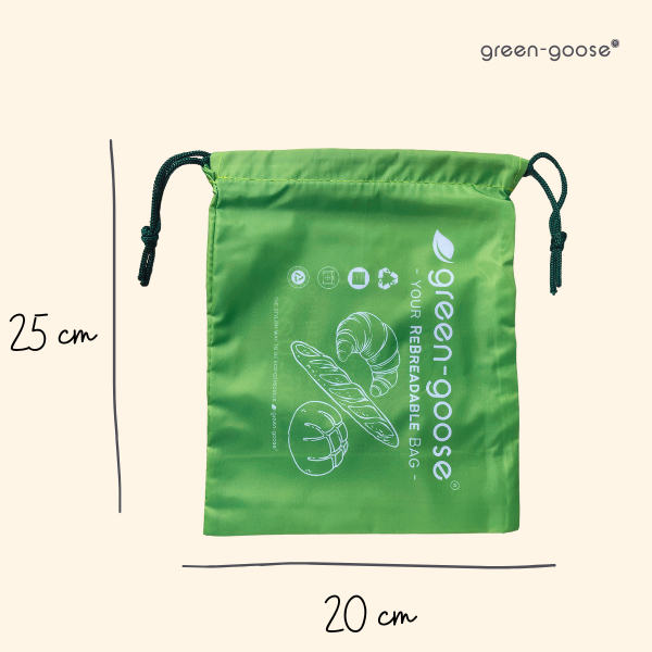 Green-Goose Herbruikbare Rpet Broodjeszakjes - 2 Stuks - 25X20Cm
