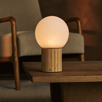 Nadine Lichtbruine Oplaadbare Tafellamp