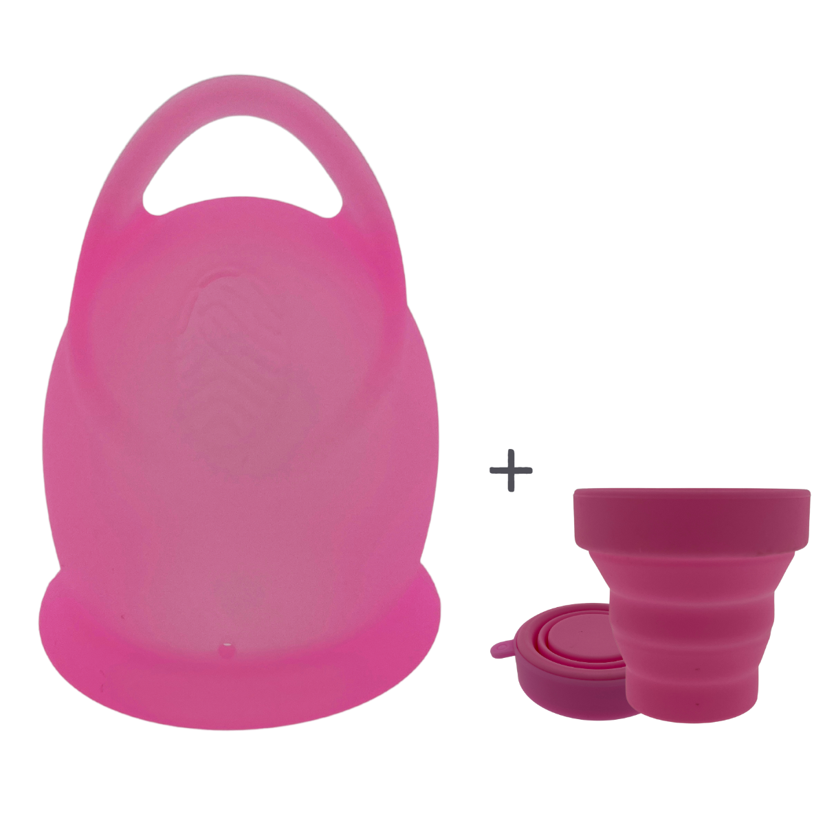 Siliconen Menstruatie Cup Met Houder / Sterilisator