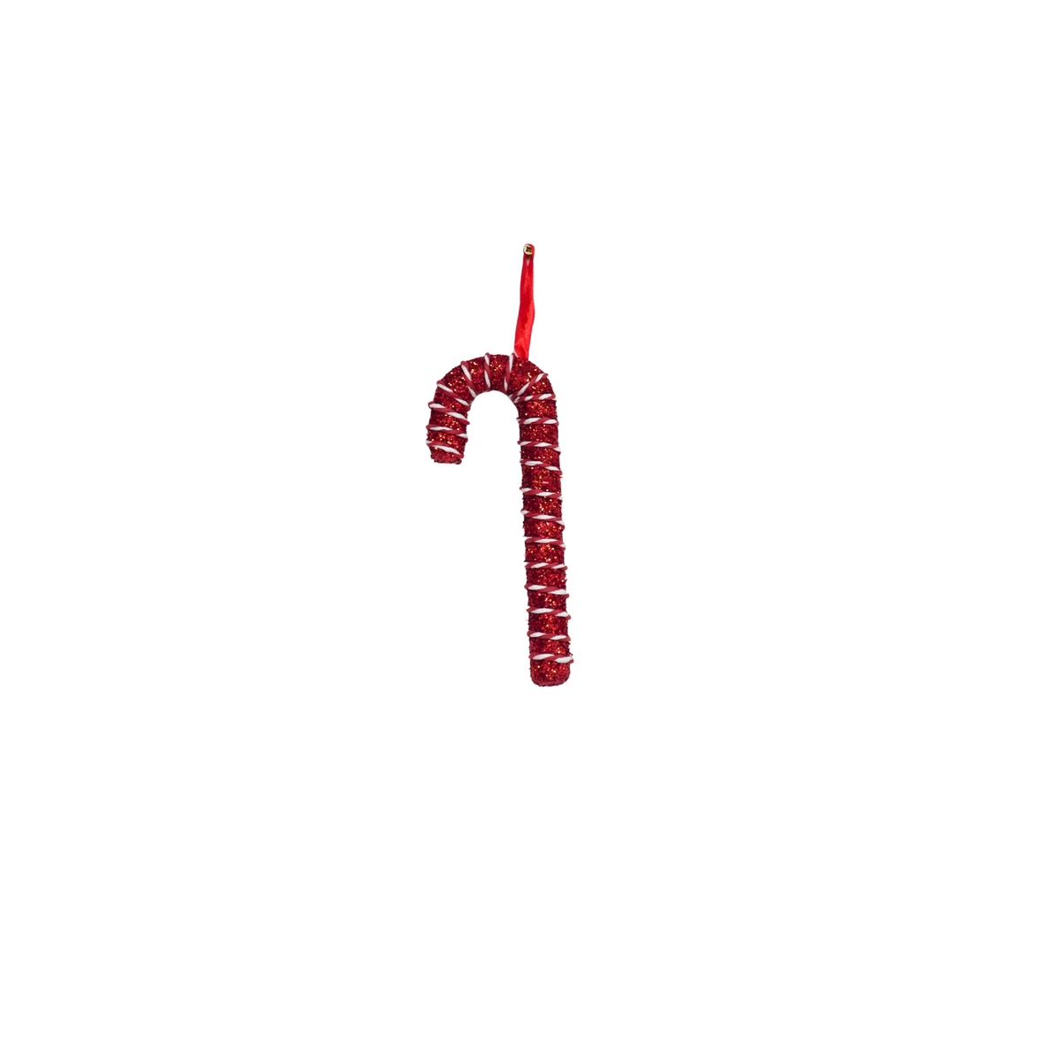 Kerstdecoratie - Zuurstok - Schuim - Rood - 21Cm