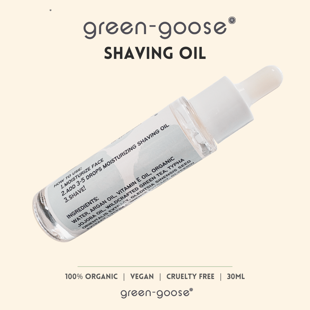 Green-Goose Natuurlijke Scheerolie - 30 Ml