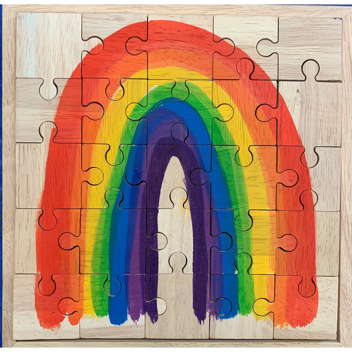 Bright Rainbow Puzzle/25Pc