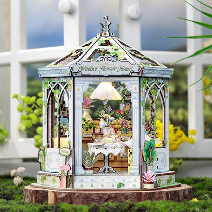 Cutebee, Diy Huisje, Windsors Flower House, Ghgc401, 19,1X17,6X21,5Cm