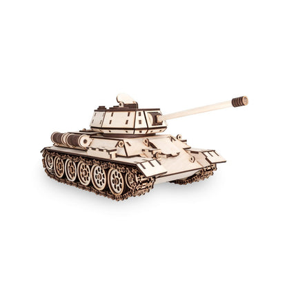 Eco-Wood-Art (Ewa) 3D Mechanische Puzzel, Tank T-34, 051, 49,2X20,5X19Cm