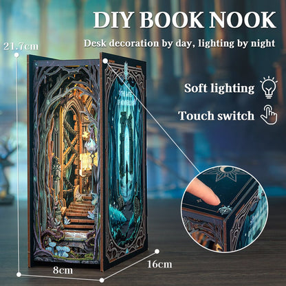 Cutebee, Diy Booknook, The Gate Of Wonderland, Hy02B, 16X8X21,7Cm