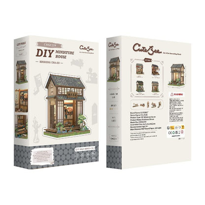 Cutebee, 3D Diy Huisje, Kirishima Cha-An, Cwgc219, 14,1X14,7X19,2Cm