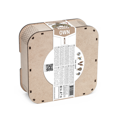 Eco Wood Art (Ewa) Houten Legpuzzel Uil/ Owl, Size L, 2215, 34,8X41,8X0,5Cm