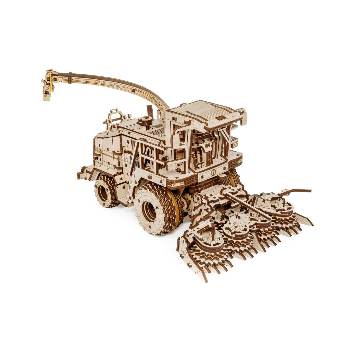 Eco Wood Art (Ewa) 3D Houten Puzzel, Harvester Forage Fs 80 Pro, 3823, 15,3X34,1X18,6Cm