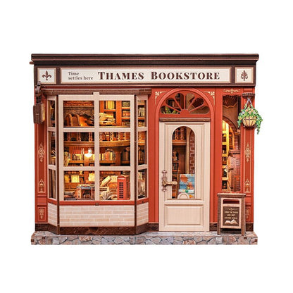 Cutebee, 3D Diy Huisje, Thames Bookstore, Cwgb405, 22X14,3X17,7Cm