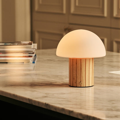 Siebe Lichtbruine Oplaadbare Tafellamp