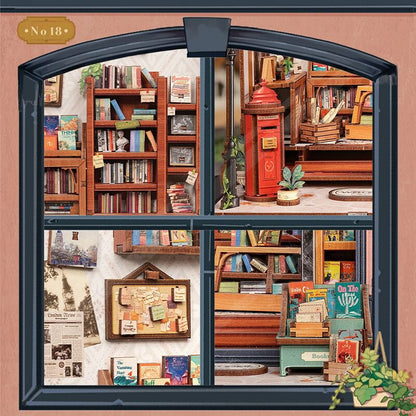 Cutebee, 3D Diy Huisje, Jack's Bookery, Cwgc209, 15,8X15,8X20Cm
