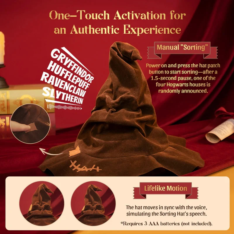 Harry Potter, 3D Modelbouw, Talking Sorting Hat, 1632, 20 X 18,2 X 20 Cm