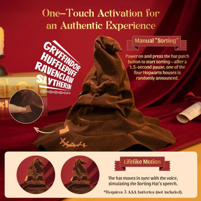 Harry Potter, 3D Modelbouw, Talking Sorting Hat, 1632, 20 X 18,2 X 20 Cm