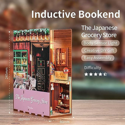 Tonecheer, Diy Book Nook, The Japanese Grocery Store, Tq109, 18,2X8X24,5Cm