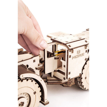 Eco Wood Art (Ewa) 3D Mechanische Houten Puzzel, Load-Haul-Dump Unit Moaz 4075, 4257, 49X11X13Cm