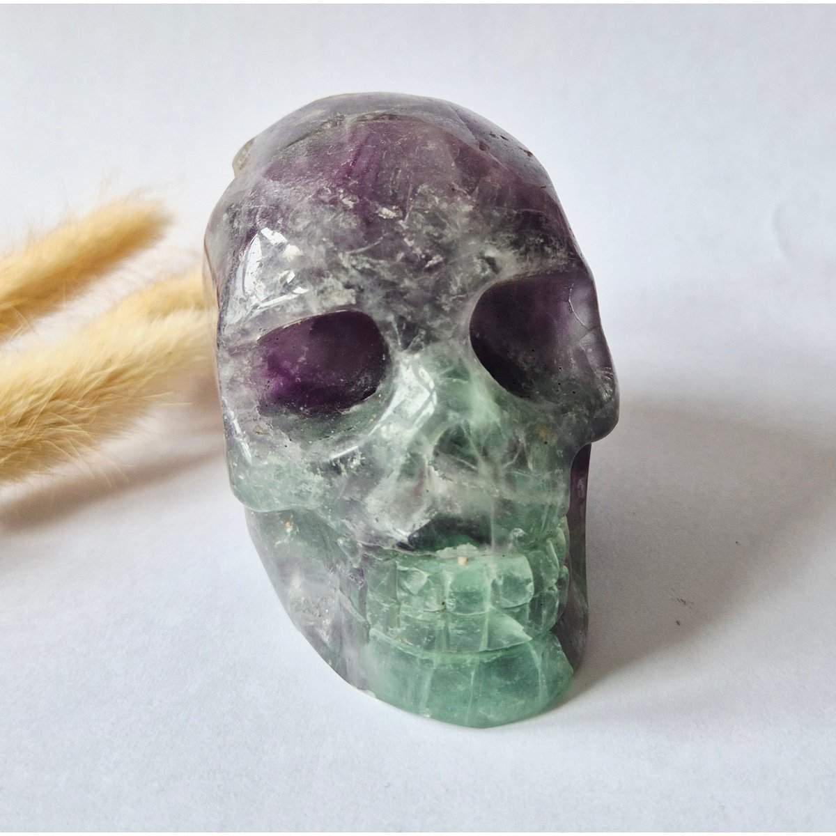 Edelsteen Skull Candy Fluoriet Schedel 460G