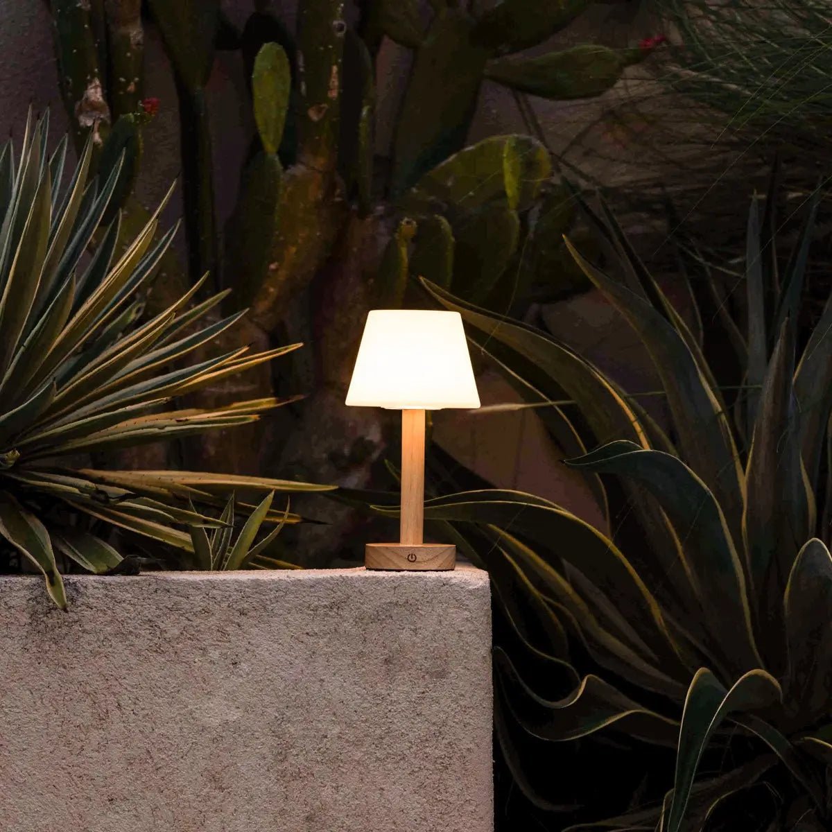 Zoë Lichtbruine Houten Oplaadbare Tafellamp
