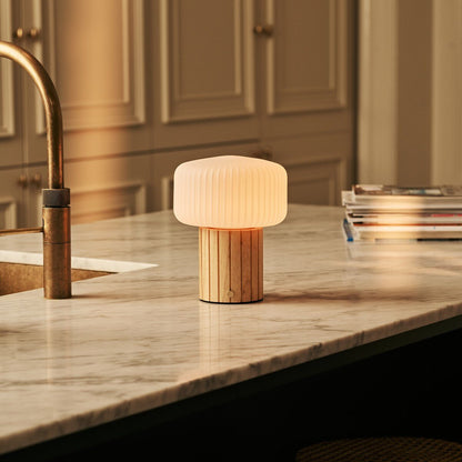 Margaux Lichtbruine Oplaadbare Tafellamp