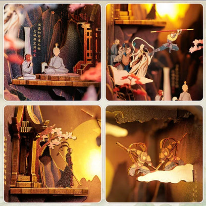 Cutebee, Diy Booknook, The Legend Of Wukong, Mz01, 16X8X21,7Cm