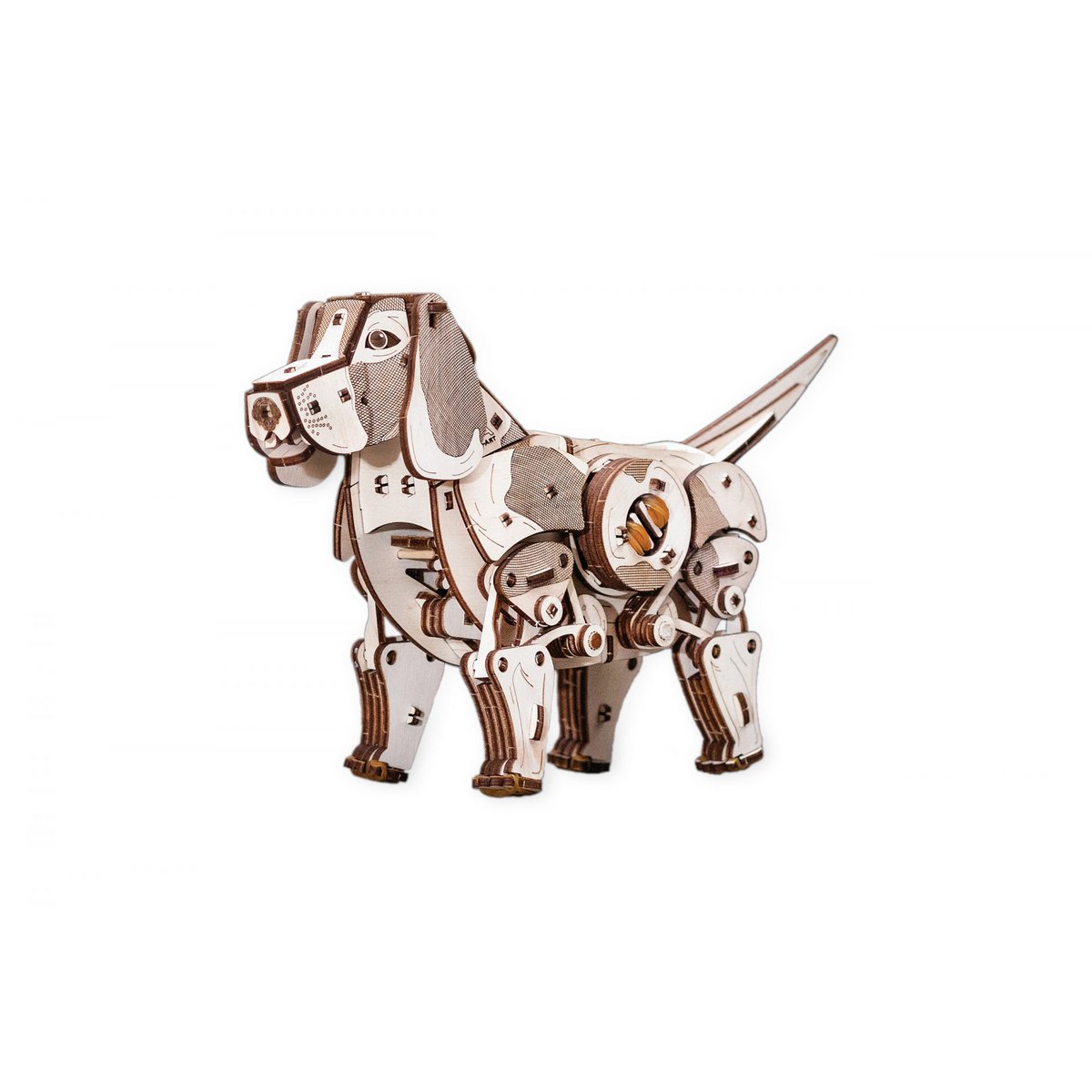 Eco Wood Art (Ewa) 3D Mechanische Puzzel, Puppy, 730, 28,5X9,5X17,5 Cm